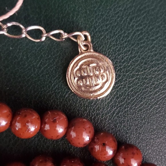 Dana Buchman Chunky Faux Amber Beaded Multi Strand Statement Necklace Retired - Picture 2 of 6